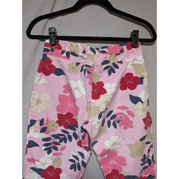 Limited Too Girls Pink Floral Capri Drawstring Pants‎ Size 16 Slim - Picture 4 of 12